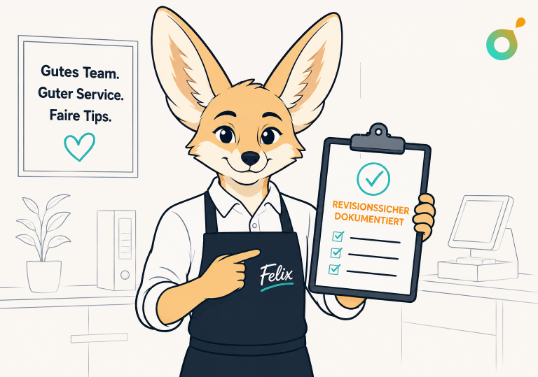 Felix der Fuchs mit Checkliste